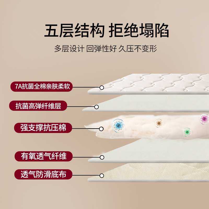 纯棉床褥垫加厚床垫垫褥铺底家用卧室软垫防滑可折叠垫被褥子