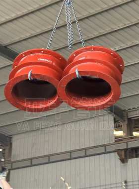 02S404国标柔性防水套管A型B型排水管道用穿墙套管大红色穿墙管