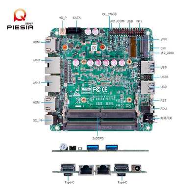 派勤Ultra7 255H工控主板迷你AI工作站本地部署深度学习训练主机
