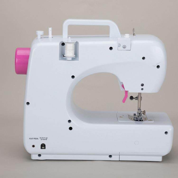 厂家508袖珍迷你缝纫机家用电动多功能缝纫机sewingmachine