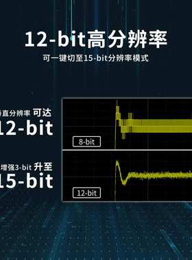Siglent鼎阳SDS802/04XHD数字示波器 12-bit高分辨率高清示波器