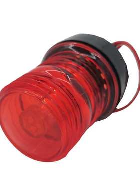 红色360度环照灯桅杆艉灯型号灯LED12-24V3W船锚灯渔船游艇船舶灯