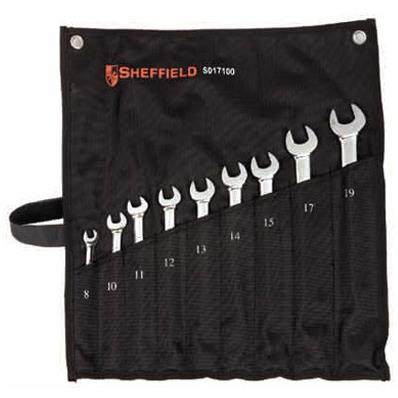 钢盾工具14件套铬钒钢公制两用扳手梅开扳手套装S017102钢盾两用