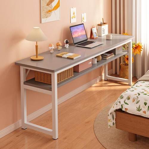 家用卧室电脑桌长条桌简易出租屋学生书桌写字学习桌办公室工作台