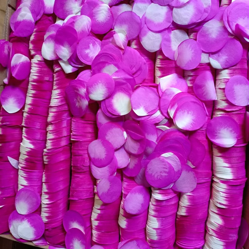 彷真阻燃纸花瓣音乐节彩带礼花爱心求婚情人N节花瓣雨酒吧手抛撒