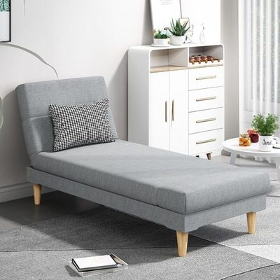 阳台沙发床可折叠小户型多功能贵妃躺椅单人布艺床两用懒人床简约