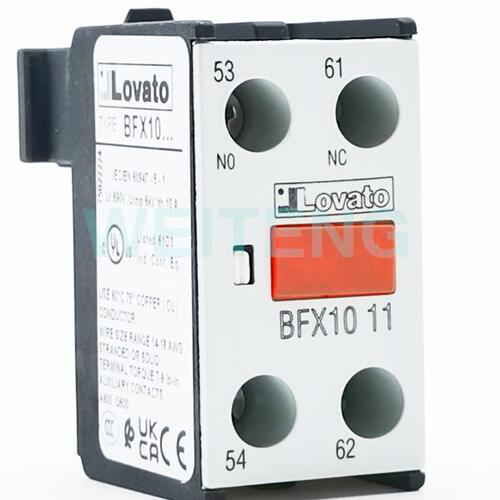 意大利LOVATO洛瓦托 BFX1011 辅助触点顶装 BFX1020 常开NO常闭NC