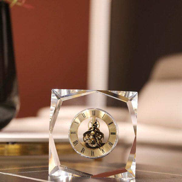 钟表空气桌面家用台式坐钟摆件轻奢摆时尚客厅仿式座钟水晶放机械