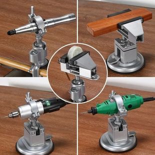 小型台钳桌虎钳迷你工作台家用万向台虎平口钳支架微型夹具台虎钳
