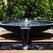 喷泉日式 鱼缸钵钵庭院流水景观鱼池石雕石园林石盆