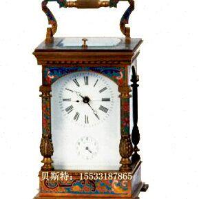 四功能艺术钟表欧式|机械玩静音仿古座钟把古董|钟西洋皮套收藏|