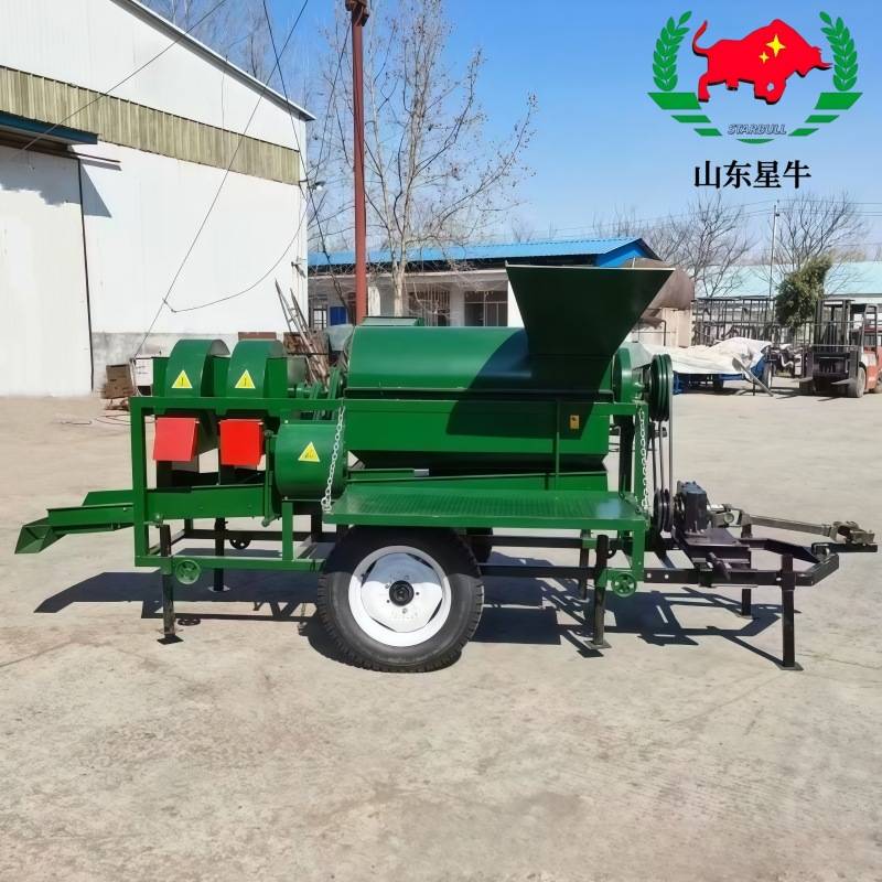 稻谷脱粒机柴油机玉米剥皮脱粒一体机大型多功能脱粒机高粱大豆