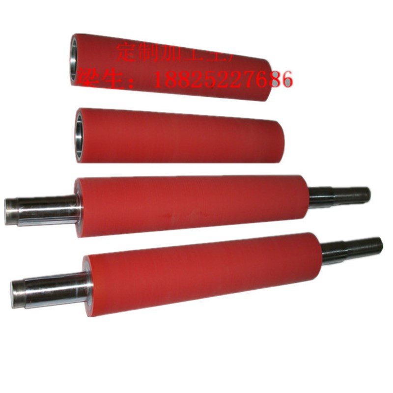 夹心胶滚b维修加工泡沫复合板铁芯包胶辊厂家