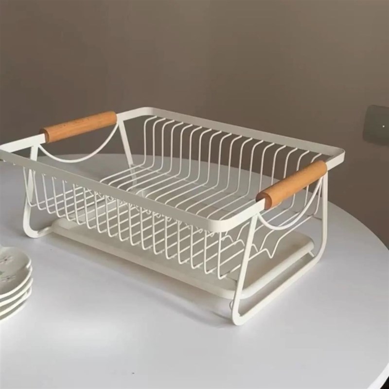 厨房沥水架碗碟架餐n具置物架子多功能碗柜台面铁艺厨具水杯收纳