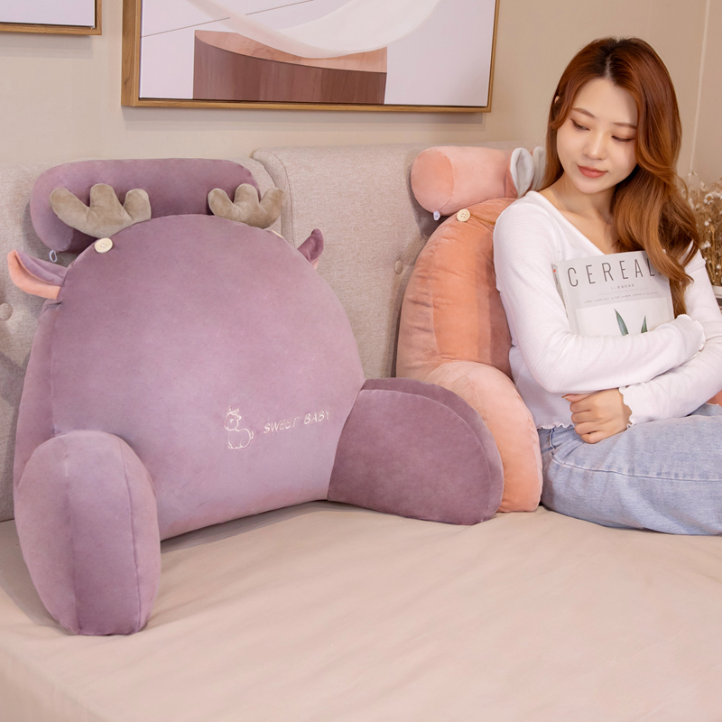 床头软包大靠背垫床上q靠枕靠垫抱枕女生睡觉看书宿舍沙发护腰枕