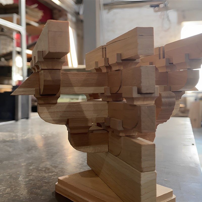 斗拱积木益智玩具体验佛光寺东大殿西侧檐补间,模玩/动漫/周边/娃圈三坑/桌游,其他类型纸模,淘宝优惠券,粉丝福利购,淘宝优惠卷