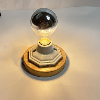 无影灯泡E27螺口八角陶瓷灯头墙壁灯阳台公社酒吧小壁灯餐吧灯座