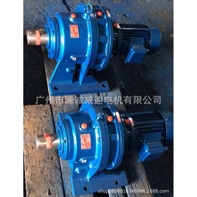 江苏国茂摆线针轮减速机XWED64/XWEY64-121卧式双级功率3KW电动机