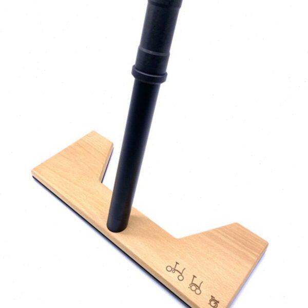 车架mn停车架铝合金小oto调底座布p试折叠车停架木饰面通用Br