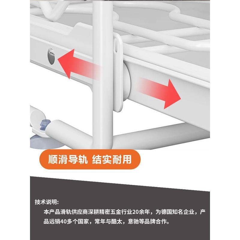 不锈钢碗碟收纳架厨房橱柜内置物架抽屉式拉篮Q抽拉碗柜盘沥水碗