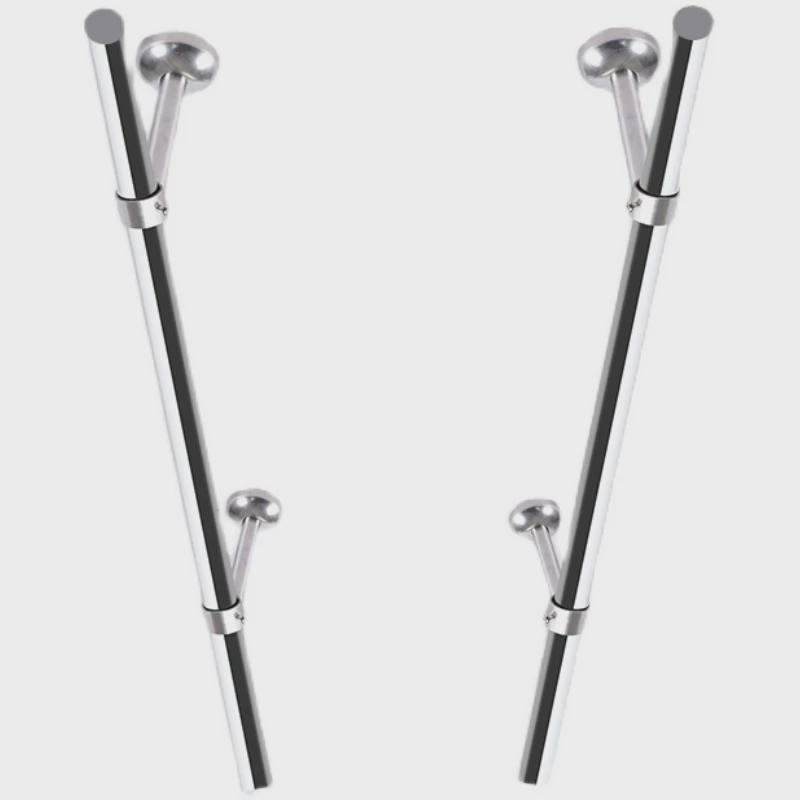 bc10阳台晾衣杆吊杆不锈钢吊挂B顶装固定式单杆凉衣架打孔晒衣架