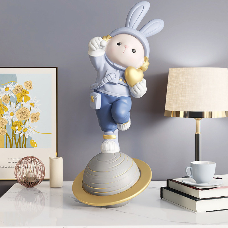 2023兔e年摆件客厅玄关酒柜家居饰品办公室桌面装饰送闺蜜生日礼