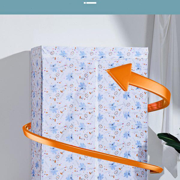 家用挂衣架金属耐收纳柜用组装简易布衣柜现代简约牛津布卧室防尘