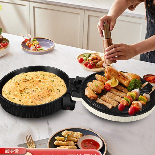 扬子电饼铛家用双面加热薄饼机煎饼机自动断电新款电煎锅电饼档