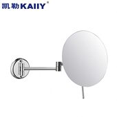 酒店浴室卫生间镜子单面旋转美容镜壁挂免打孔放大折叠化妆镜伸缩