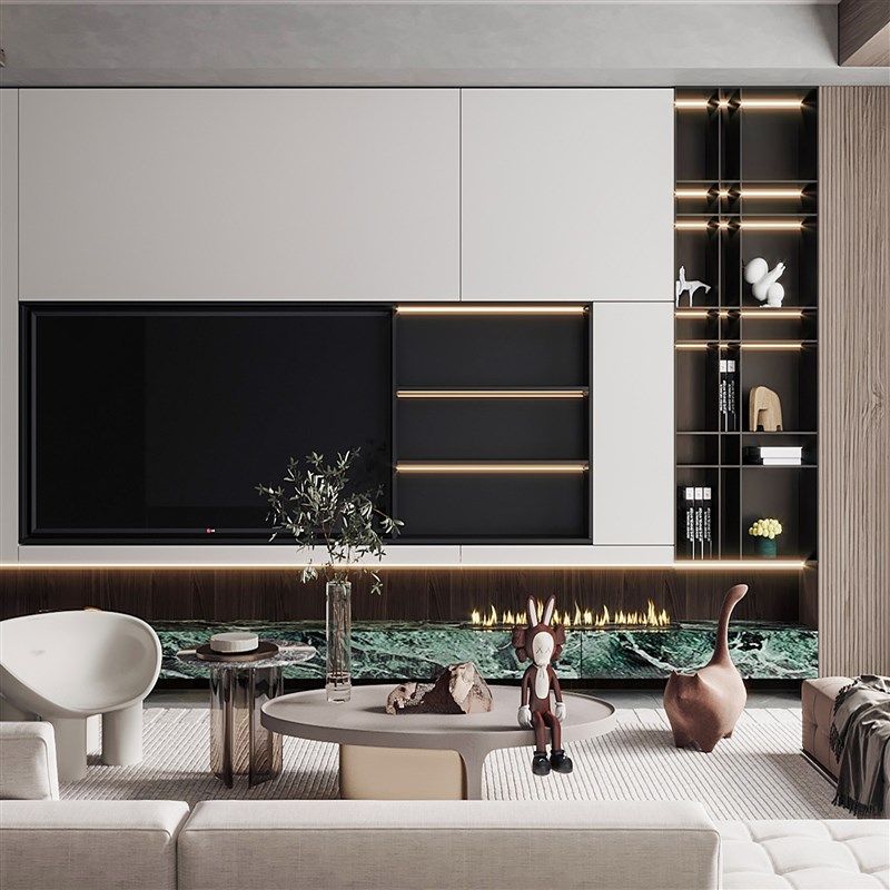 75寸85寸电视机壁龛嵌入式背景墙壁龛金属电视柜展示柜置物架定制,金属材料及制品,不锈钢制品,淘宝优惠券,粉丝福利购,淘宝优惠卷