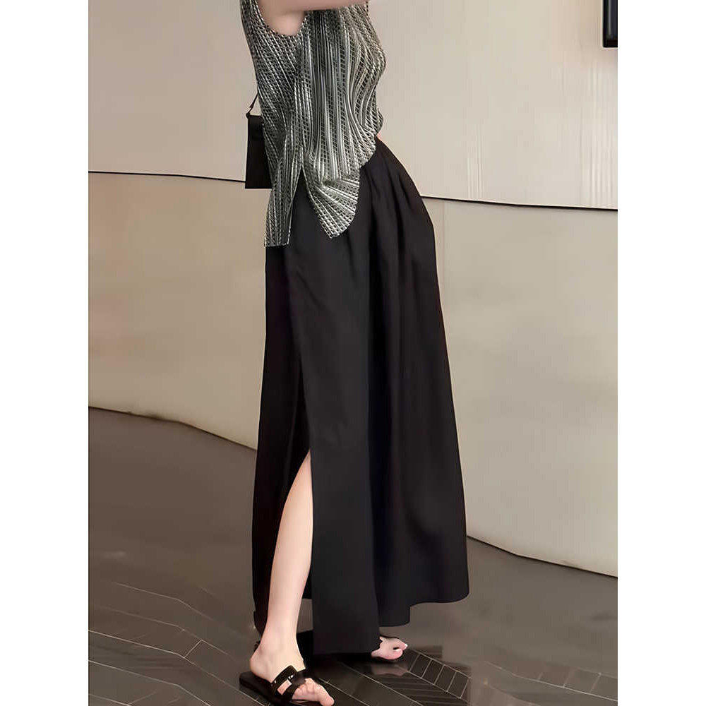 黑色半身裙女2026夏季新