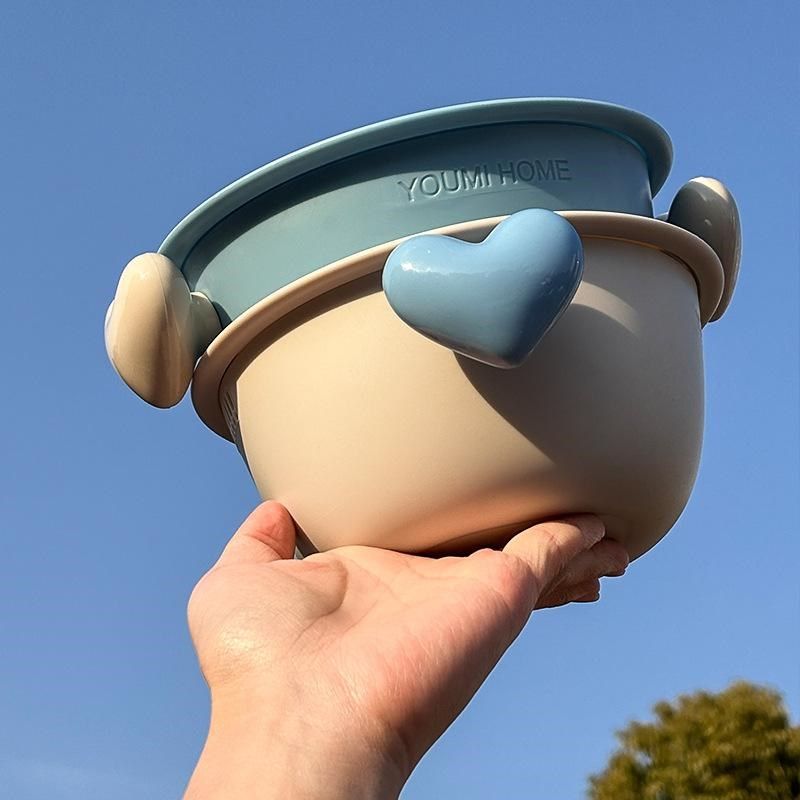 撞色双层沥水篮家用洗水果神器加厚精致果盘沥水盆创意焯菜滤水篮,餐饮具,洗菜盆/沥水篮/漏水筛,淘宝优惠券,粉丝福利购,淘宝优惠卷