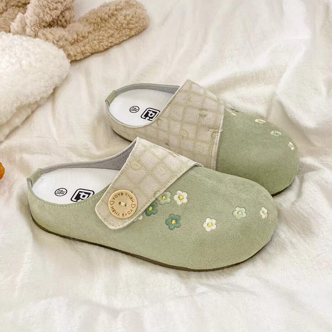 鹿谷可可包头拖鞋子女202