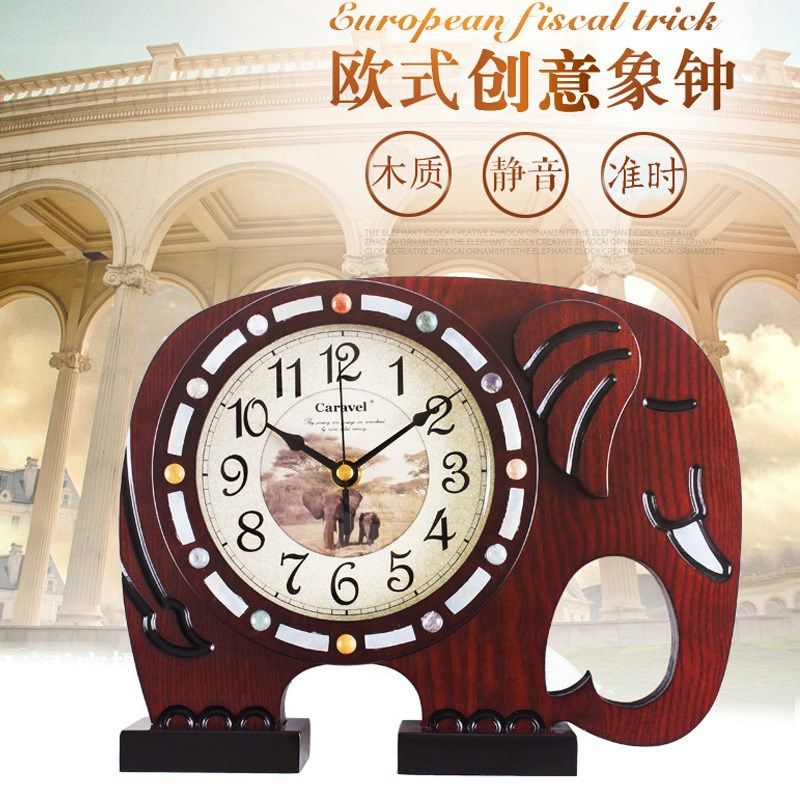 中式客厅座钟木质静音卧室台钟台式装饰石英钟表实木中国风摆件,家居饰品,座钟,淘宝优惠券,粉丝福利购,淘宝优惠卷