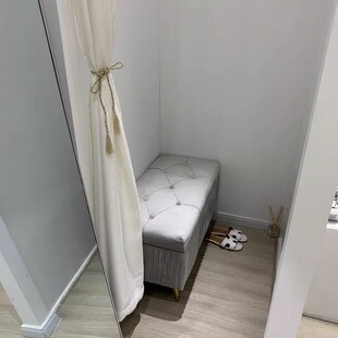 简约现代换鞋 试衣间凳子 店沙发凳 服装 收纳储物凳可坐长条凳 女装