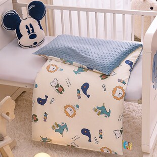 可拆洗全棉儿童褥子幼儿园豆豆绒床垫托管班小学生午睡垫被60*120