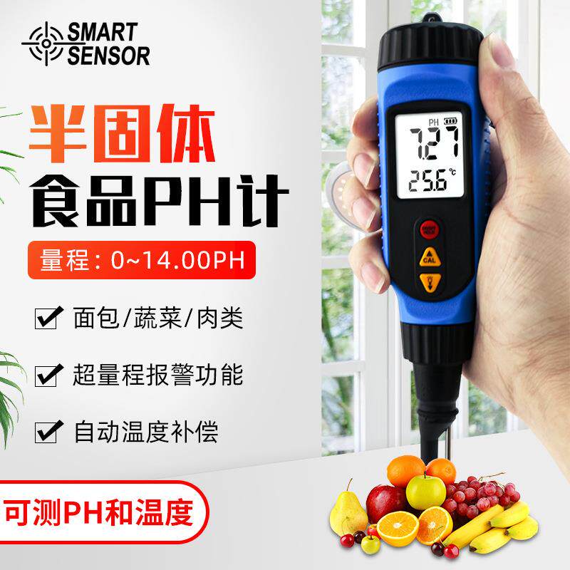 刺入式肉类面团馒头蔬菜奶制品溶液Ph818M发面酸碱度ph检测仪