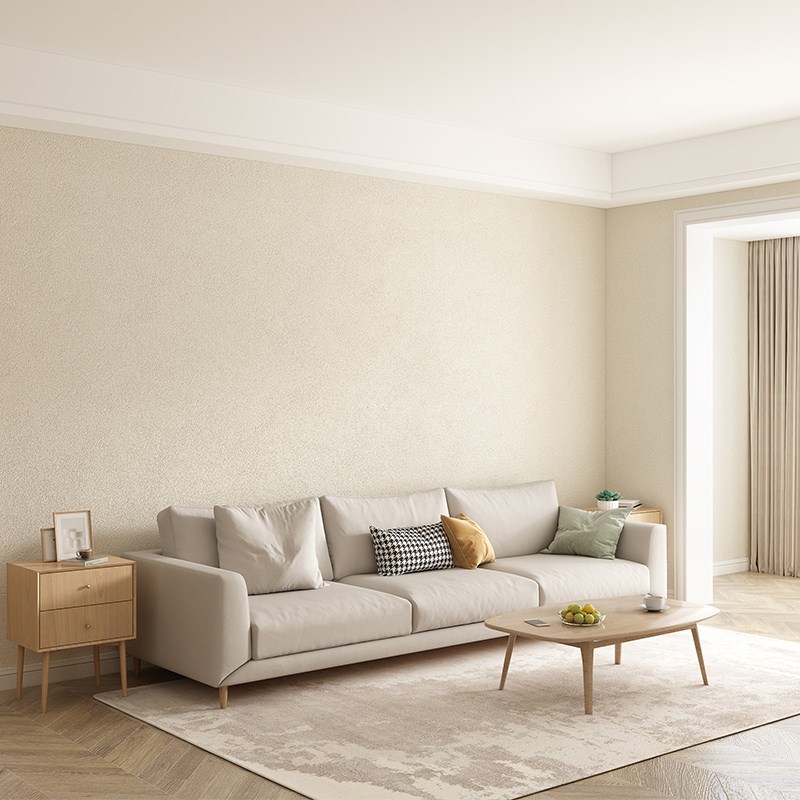 2025新款墙布无缝全屋卧室客厅背景墙壁纸现代简约环保.艺术漆壁