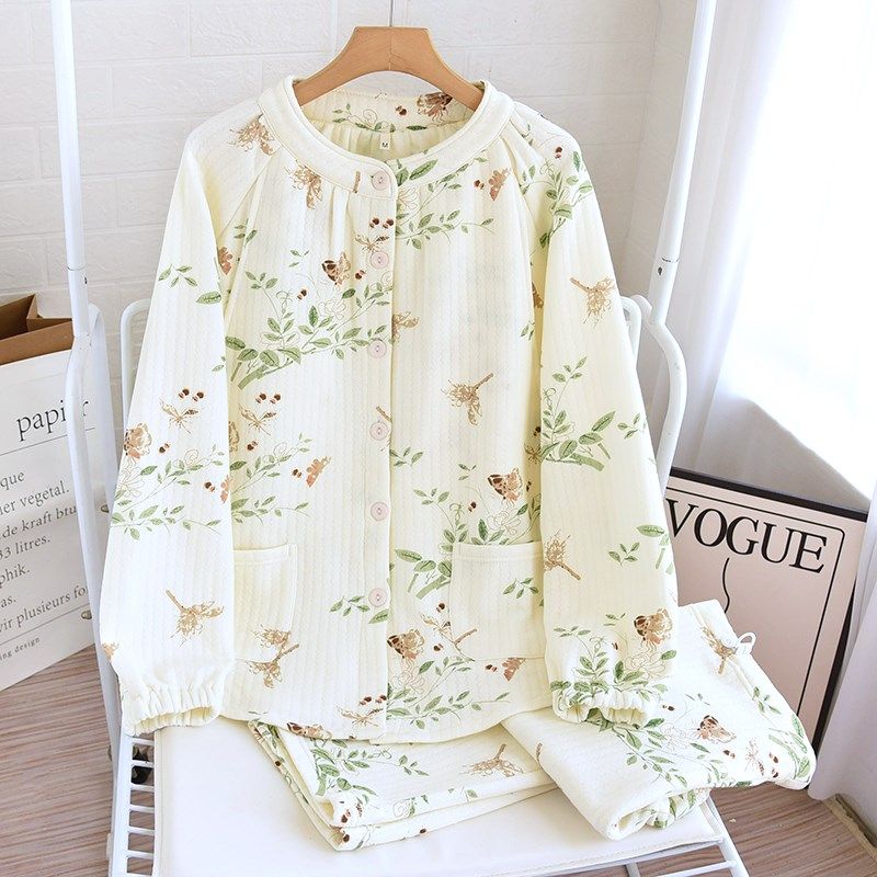 秋冬月子服秋季产后纯棉孕妇睡衣9月份10月11空气棉大码产妇哺乳,孕妇装/孕产妇用品/营养,家居服套装,淘宝优惠券,粉丝福利购,淘宝优惠卷