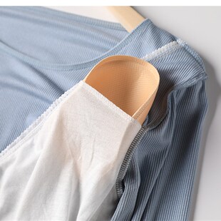 孕期家居服 套装 春秋季 孕妇睡衣产后月子服可外穿撞色喂奶哺乳长袖