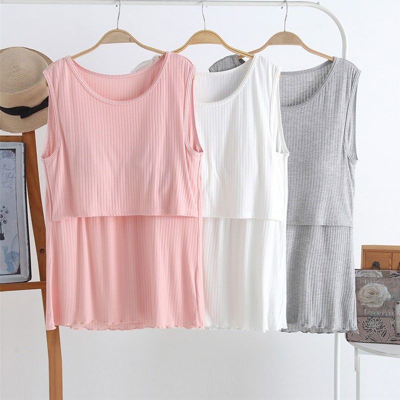 大码200斤孕妇背心夏季薄款吊带内搭喂奶打底带胸垫产后哺乳上衣,孕妇装/孕产妇用品/营养,哺乳吊带,淘宝优惠券,粉丝福利购,淘宝优惠卷