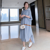 洋气碎花长款 孕妇夏装 显瘦遮肚法式 大码 裙子夏天 连衣裙高级感夏季