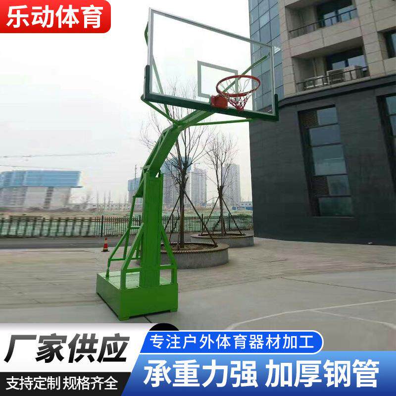 厂家生产室外凹箱式篮球架户外训练学校公园单位小区凹箱篮球架