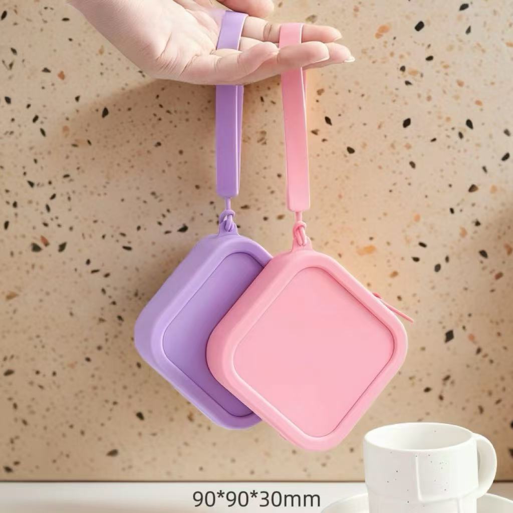 硅胶化妆包口红包包耳机收纳包卡包钱包数据线充电宝零钱防水