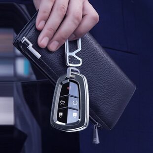 适用凯迪拉克xt4钥匙套xt5/ct6扣车全包真皮壳高档atsl专用xts男