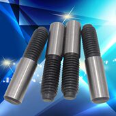 热处理圆锥销 GB881高强度螺尾锥销 表面磨光外螺纹定位销子 M25