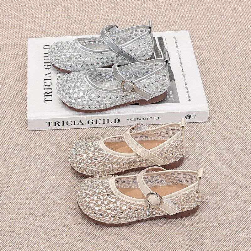 女童网纱皮鞋2025春秋新款儿童鞋子小女孩公主凉鞋软底防滑豆豆鞋,童鞋/婴儿鞋/亲子鞋,凉鞋,淘宝优惠券,粉丝福利购,淘宝优惠卷