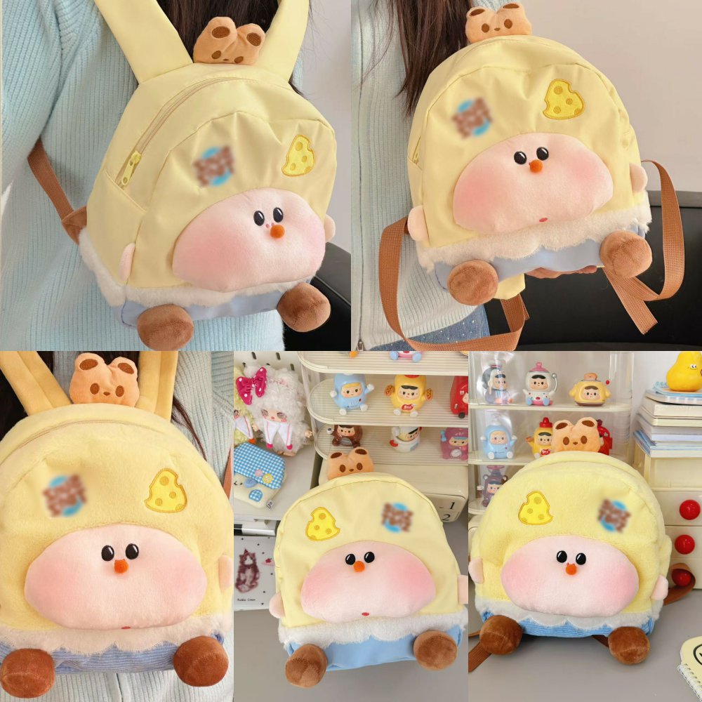 日常搭配新款超萌森系双肩背包