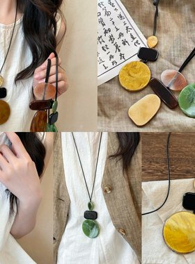 男女通用新款波西米亚长款项链