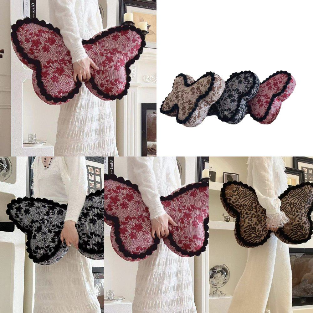 法式复古ins风少女心蝴蝶抱枕椅